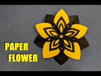 Красивый большой цветок из бумаги | Beautiful paper flower