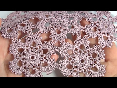 Очаровательно и Нежно! Соединение Мотивов последним рядом вязания/Полотно крючком для любого изделия Очаровательно и Нежно! Соединение Мотивов последним рядом вязания/Полотно крючком для любого изделия