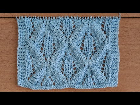 Замечательный ажурный узор спицами для кардигана, туники, платья, жилета. Замечательный ажурный узор спицами для кардигана, туники, платья, жилета.