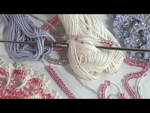 Нежно и Увлекательно!!! Красивое вязание крючком с бисером/Милый ЦВЕТОК/Авторская разработка Нежно и Увлекательно!!! Красивое вязание крючком с бисером/Милый ЦВЕТОК/Авторская разработка