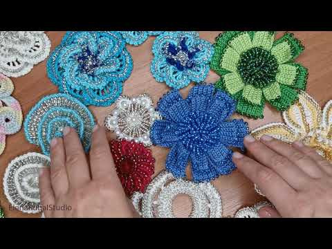 Цветы с бисером и бусинами крючком. Ссылка под видео на мастер-классы, целая тема. Цветы с бисером и бусинами крючком. Ссылка под видео на мастер-классы, целая тема.