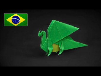 Origami de Drag&atilde;o - Instru&ccedil;&otilde;es em Portugu&ecirc;s PT-BR