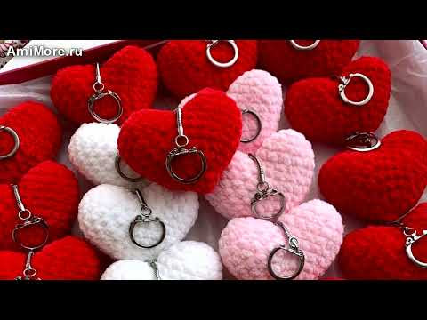 Амигуруми: схема Плюшевые сердечки | Игрушки вязаные крючком - Free crochet patterns. Амигуруми: схема Плюшевые сердечки | Игрушки вязаные крючком - Free crochet patterns.