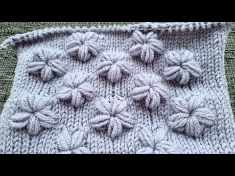 Пышные Цветы на лицевой глади