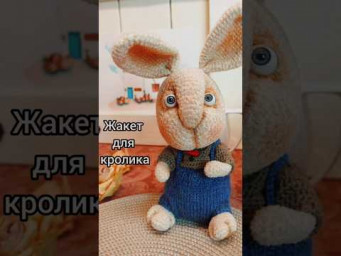 Давайте свяжем жакет для кролика Саньки.  2Я ИСТОРИЯ #амигуруми #amigurumi #вязание #crochet