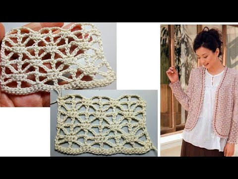 Нежно Красивый Универсальный узор крючком Нежно Красивый Универсальный узор крючком