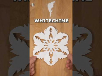HOW TO MAKE WHITECHIME SNOWFLAKE | PAPER CRAFT IDEAS EASY | DIY PAPER CRAFT inclArt