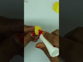 Halloween Crafts - How to Make Pumpkin #short #shorts