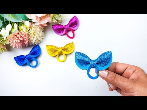 DIY Sparkly Hair Bows DIY Sparkly Hair Bows