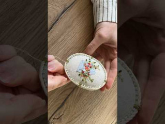 #embroidery #вышивка #embroiderytutorial #handmade #diy #embroideryflowers #beads #beadsembroidery