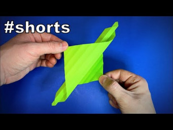 How to Make a Paper Helicopter | Origami Airplane | Origami Helicopter #shorts