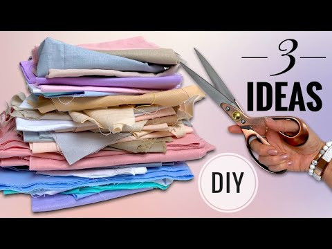 Удивительные 3 ИДЕИ, что СШИТЬ ИЗ ОСТАТКОВ ткани - Лоскутное шитье - DIY Удивительные 3 ИДЕИ, что СШИТЬ ИЗ ОСТАТКОВ ткани - Лоскутное шитье - DIY