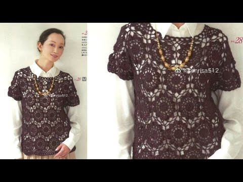 Мотив прост Хотела не вязать, но из него можно связать шедевры.