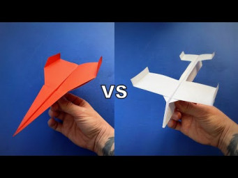 Jet Fighter vs Glider Paper Planes | How to Make a Paper Airplane Tutorial