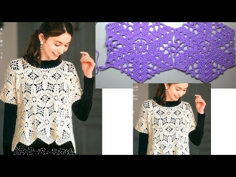Эту кофточку свяжут все Летняя кофта из шестиугольников Эту кофточку свяжут все Летняя кофта из шестиугольников