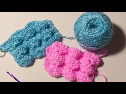 Crochet 3D shell / easy - Вязание крючком 3D-раковины / легко Crochet 3D shell / easy - Вязание крючком 3D-раковины / легко