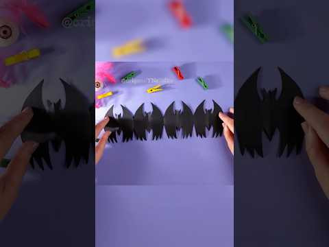 Летучие мыши из бумаги 
