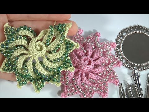 ВОЛШЕБНАЯ КРАСОТА КРЮЧКОМ/Милые навязки с БИСЕРОМ и завиток в авторском МОТИВЕ КРЮЧКОМ/Варианты ВОЛШЕБНАЯ КРАСОТА КРЮЧКОМ/Милые навязки с БИСЕРОМ и завиток в авторском МОТИВЕ КРЮЧКОМ/Варианты