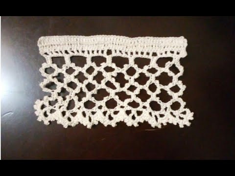 Красивейшая кайма крючком  Схема старинного кружева