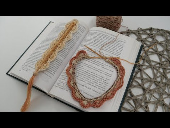 Lace Knitted Bookmarks