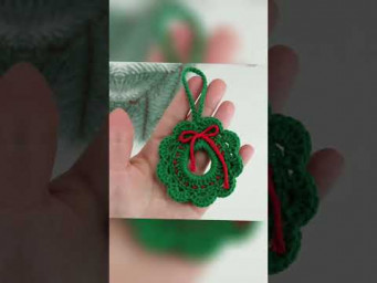 Mini Christmas Wreath Ornament 