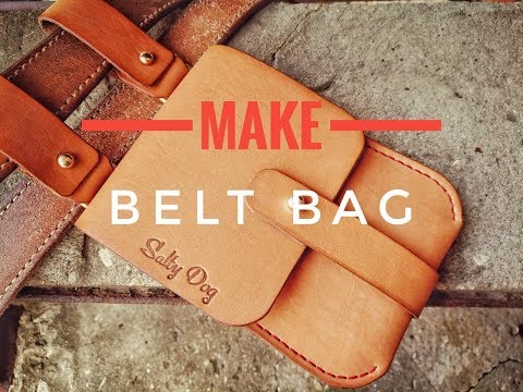 #handmade #рукоделие #хэндмейд #ручнаяработа #diy Поясная сумка своими руками. DIY  Leather hand mad