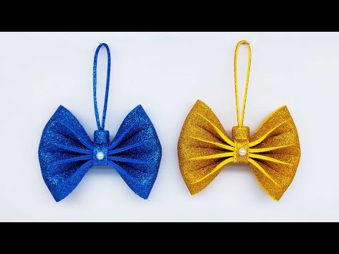 Learn How to Make Christmas Bow ~ Easy Paper Bow ~ Christmas Tree Decor ~ DIY Christmas Crafts Learn How to Make Christmas Bow ~ Easy Paper Bow ~ Christmas Tree Decor ~ DIY Christmas Crafts