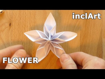 BEAUTIFUL PAPER FLOWER TUTORIAL | HOMEMADE PAPER FLOWER | PAPER CRAFT IDEAS EASY inclArt