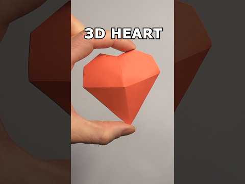 HOW TO MAKE ORIGAMI 3D HEART TUTORIAL | EASY DIY PAPER DESIGN IDEAS INCLART #origami HOW TO MAKE ORIGAMI 3D HEART TUTORIAL | EASY DIY PAPER DESIGN IDEAS INCLART #origami