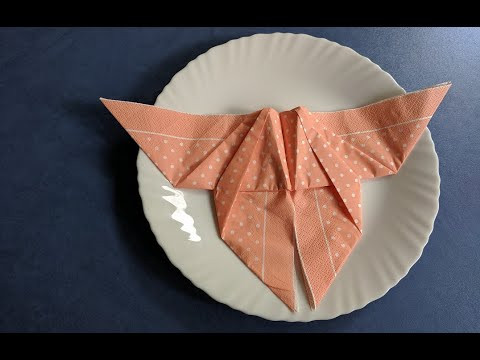 Как красиво сложить салфетки на праздничный стол (Бабочка) | How to fold napkins (Butterfly) Как красиво сложить салфетки на праздничный стол (Бабочка) | How to fold napkins (Butterfly)