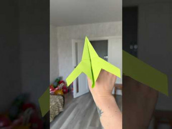 I Built the ULTIMATE Paper Airplane &ndash; It Flew 341 Feet at Home! #origami #papercraft #airplane