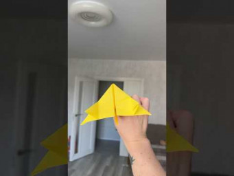World Record Attempt: Paper Airplane Flies 327ft Indoors! #origami #papercraft #airplane #diy