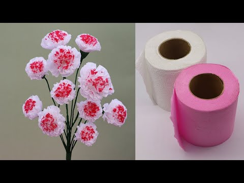 DIY Craft With Tissue Paper | Tissue Paper Flowers | Easy Flower Making Ideas DIY Craft With Tissue Paper | Tissue Paper Flowers | Easy Flower Making Ideas