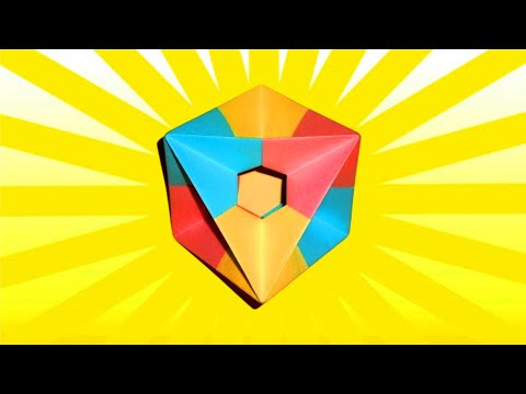 Игрушка вертушка, юла, волчок из бумаги