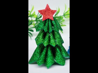 Christmas Tree Making Ideas With Ornaments | Christmas Decor #shorts