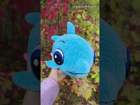 Вязаный Дельфин крючком, схема амигуруми от @goozell_toys. Все мастер классы тут goozelltoys.ru Вязаный Дельфин крючком, схема амигуруми от @goozell_toys. Все мастер классы тут goozelltoys.ru