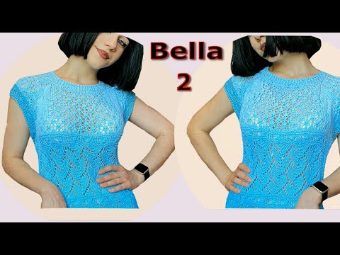 2 Мастер Класс по вязанию летнего топa BELLA, вяжем узоры, азиатский росток, подрезы и рукава 2 Мастер Класс по вязанию летнего топa BELLA, вяжем узоры, азиатский росток, подрезы и рукава