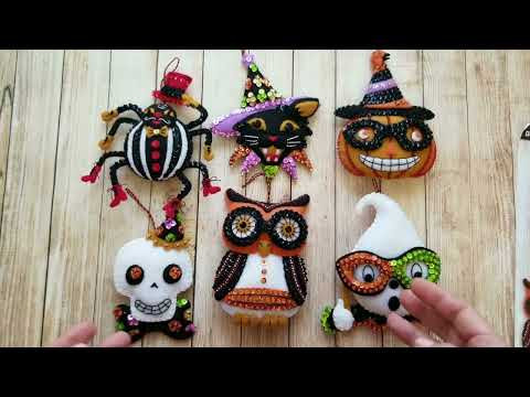 Vintage Halloween by Bucilla - готова робота