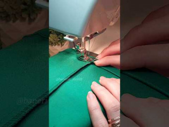 Как аккуратно прошить толстый шов #швейныехитрости #sewingtips