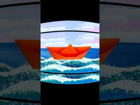 Как сделать кораблик из бумаги (оригами корабль) #shorts