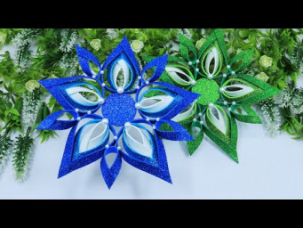 Christmas Decorations With Snowflakes❄️Eva Foam Snowflake