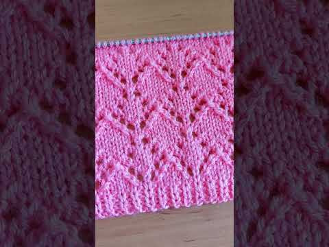 "Ажурные ромбы" Красивый узор спицами для туники, маечки. "Ажурные ромбы" Красивый узор спицами для туники, маечки.