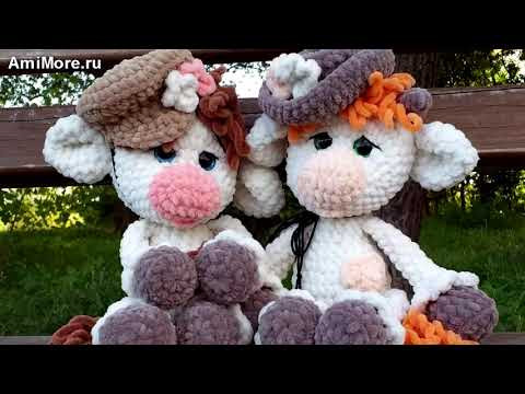 Амигуруми: схема Белый бычок. Игрушки вязаные крючком - Free crochet patterns. Амигуруми: схема Белый бычок. Игрушки вязаные крючком - Free crochet patterns.