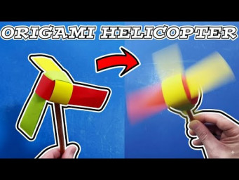 How to Make a Paper Helicopter Quick and Easy | Origami Fan