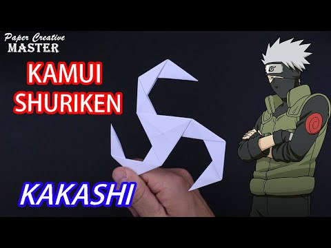 How to make Kamui Shuriken Kakashi from paper. Naruto How to make Kamui Shuriken Kakashi from paper. Naruto
