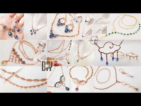 Making simple necklace with beads for beginners | 9 very easy tutorial