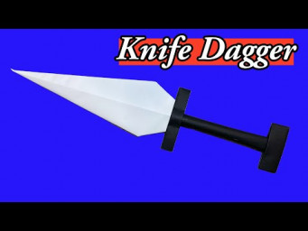 Amazing Ninja Weapons | Paper Knife | Ninja Paper Crafts | Paper Dagger
