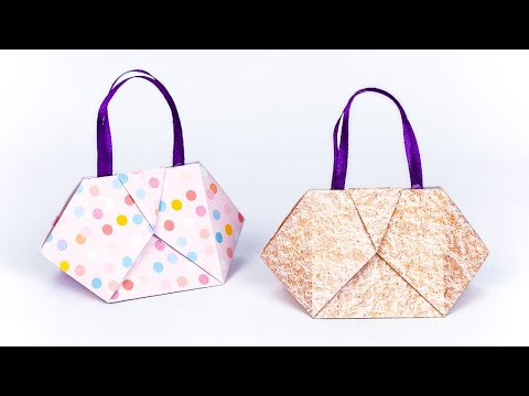 Origami Paper Handbag Origami Paper Handbag