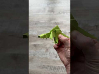 Origami Dinosaur | Paper Dinosaur Spinosaurus DIY | Origami Animals #origami #papercraft #animals