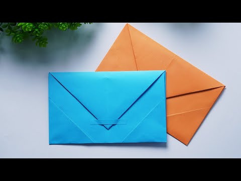 Envelope Making With Paper At Home [With Glue And Scissors] - Easy Origami Envelope